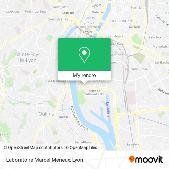Laboratoire Marcel Merieux plan