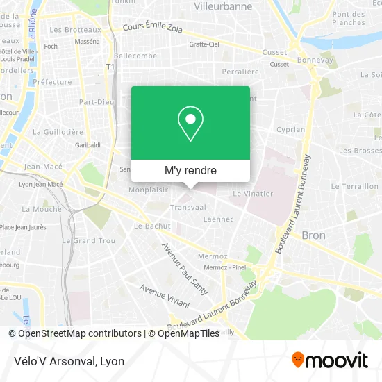 Vélo'V Arsonval plan