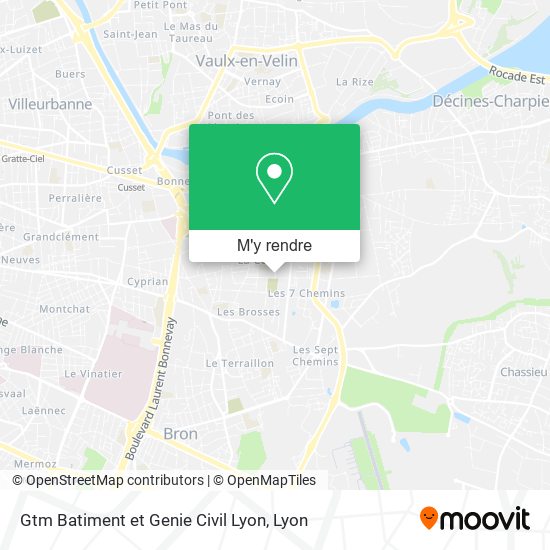 Gtm Batiment et Genie Civil Lyon plan