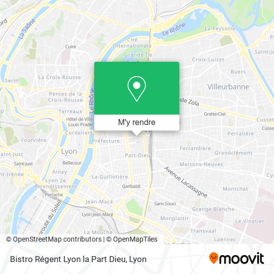 Bistro Régent Lyon la Part Dieu plan