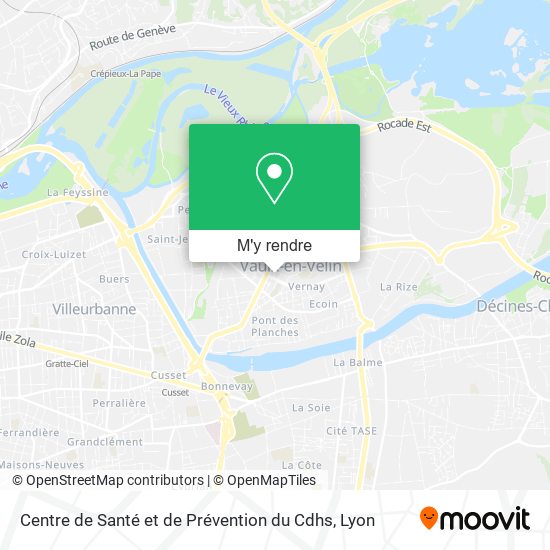 Centre de Santé et de Prévention du Cdhs plan
