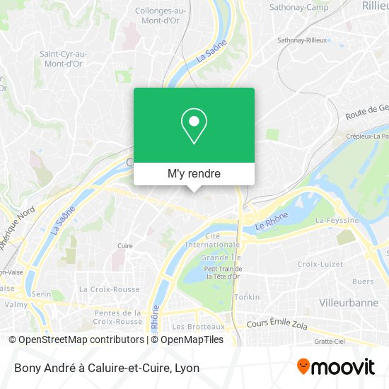 Bony André à Caluire-et-Cuire plan
