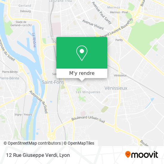 12 Rue Giuseppe Verdi plan