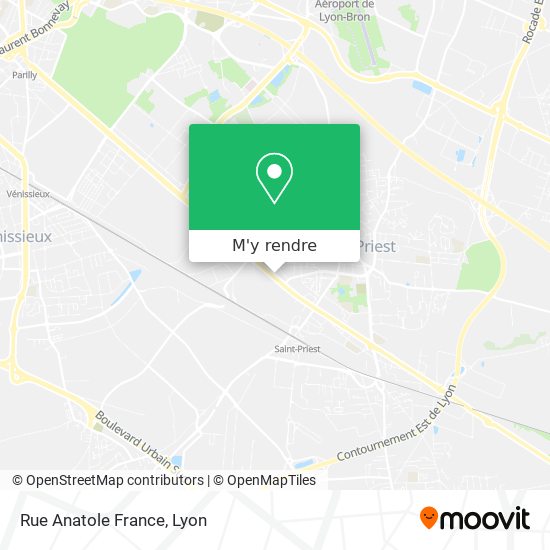 Rue Anatole France plan