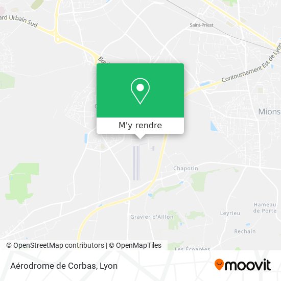 Aérodrome de Corbas plan