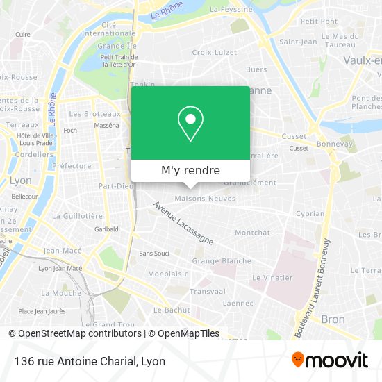 136 rue Antoine Charial plan