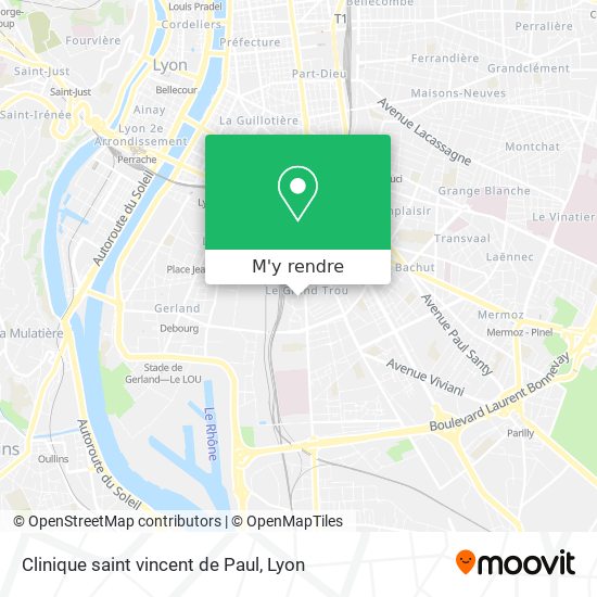 Clinique saint vincent de Paul plan