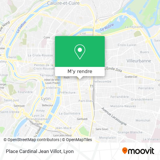 Place Cardinal Jean Villot plan