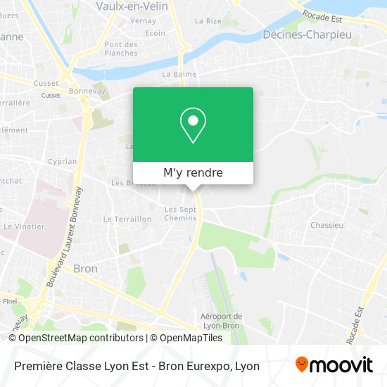 Première Classe Lyon Est - Bron Eurexpo plan