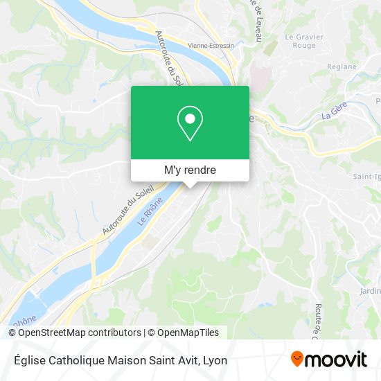 Église Catholique Maison Saint Avit plan
