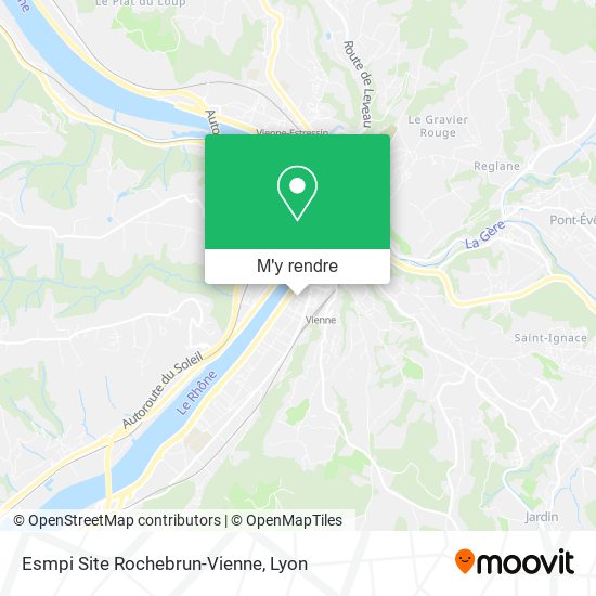 Esmpi Site Rochebrun-Vienne plan