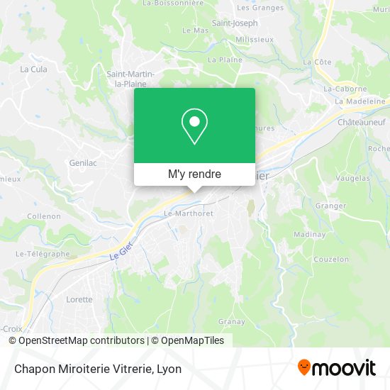 Chapon Miroiterie Vitrerie plan