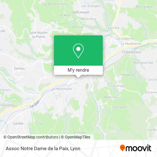 Assoc Notre Dame de la Paix plan