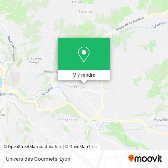 Univers des Gourmets plan