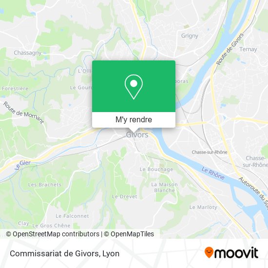 Commissariat de Givors plan