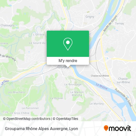Groupama Rhône Alpes Auvergne plan