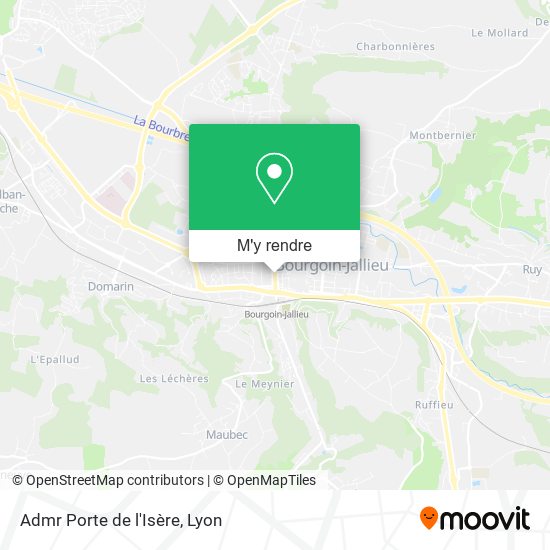 Admr Porte de l'Isère plan