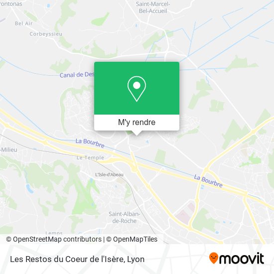 Les Restos du Coeur de l'Isère plan