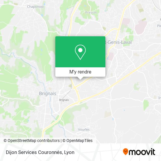 Dijon Services Couronnés plan