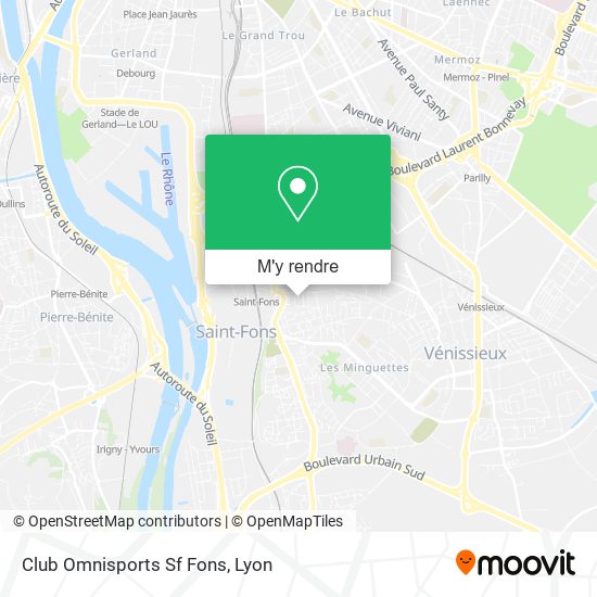 Club Omnisports Sf Fons plan