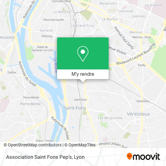 Association Saint Fons Pep's plan