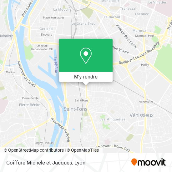 Coiffure Michèle et Jacques plan