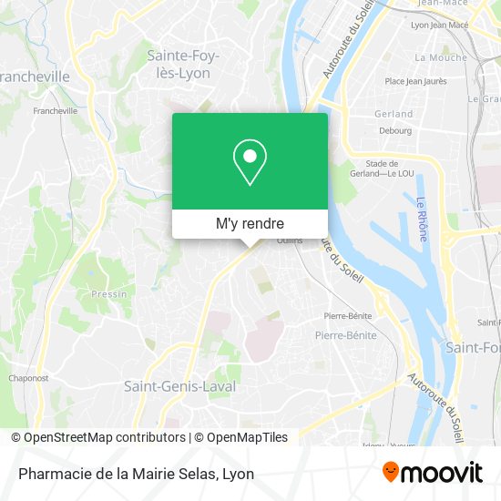 Pharmacie de la Mairie Selas plan