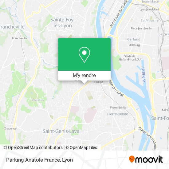 Parking Anatole France plan