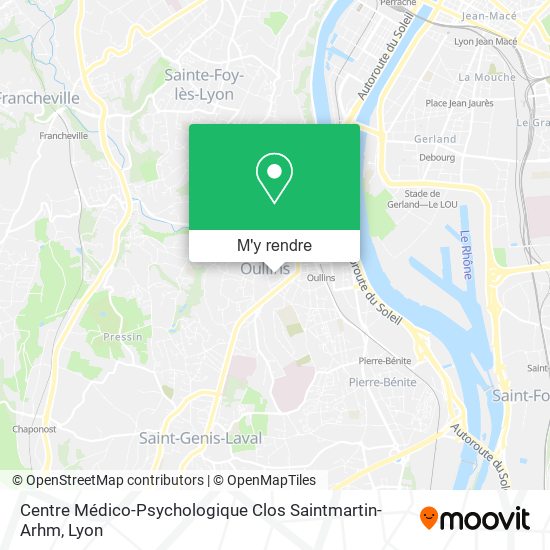 Centre Médico-Psychologique Clos Saintmartin-Arhm plan
