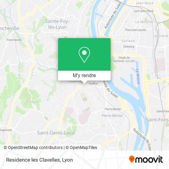 Residence les Clavelles plan