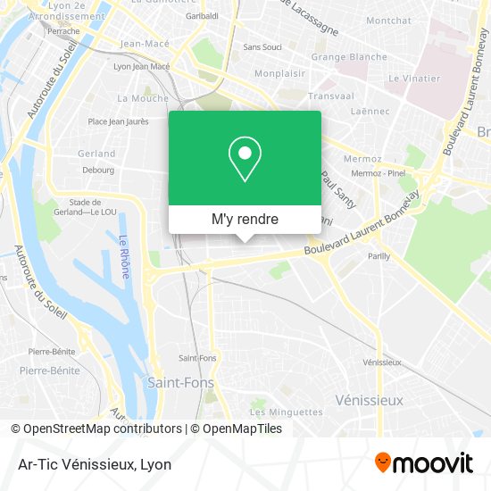 Ar-Tic Vénissieux plan