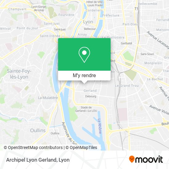 Archipel Lyon Gerland plan