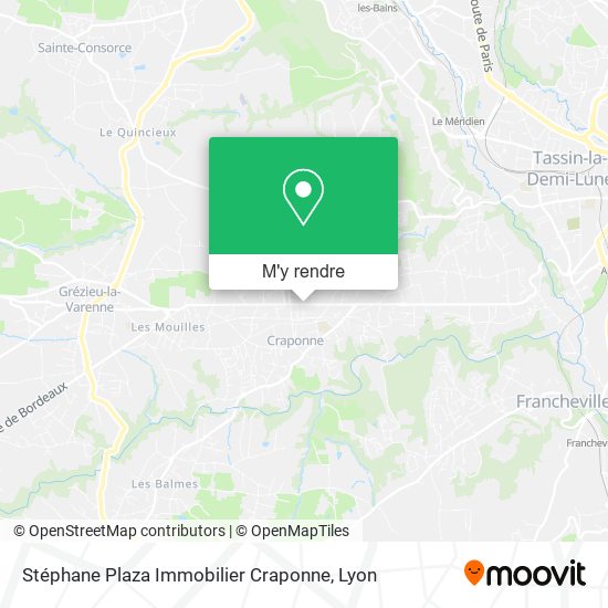 Stéphane Plaza Immobilier Craponne plan