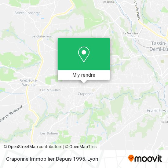 Craponne Immobilier Depuis 1995 plan