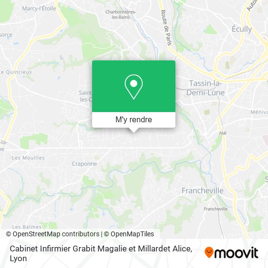 Cabinet Infirmier Grabit Magalie et Millardet Alice plan