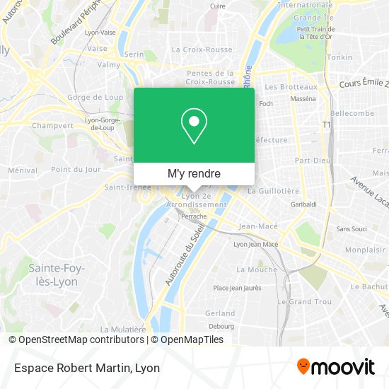 Espace Robert Martin plan