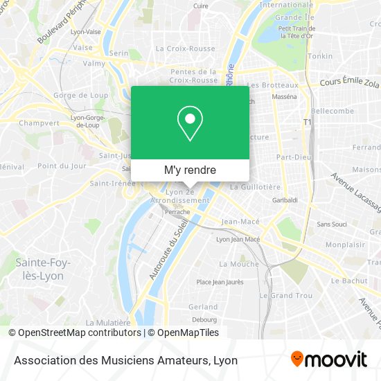Association des Musiciens Amateurs plan