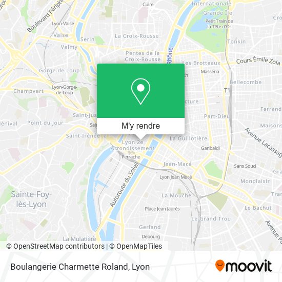 Boulangerie Charmette Roland plan