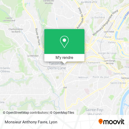 Monsieur Anthony Favre plan