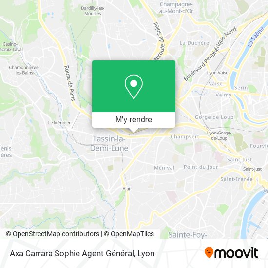 Axa Carrara Sophie Agent Général plan