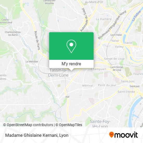 Madame Ghislaine Kernani plan