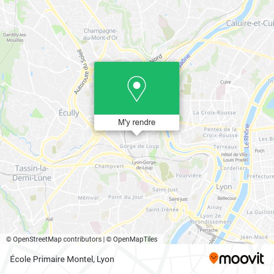 École Primaire Montel plan
