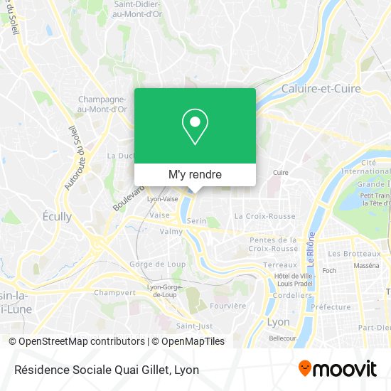 Résidence Sociale Quai Gillet plan