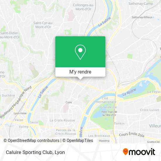 Caluire Sporting Club plan