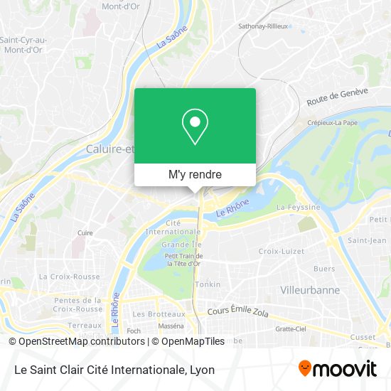 Le Saint Clair Cité Internationale plan