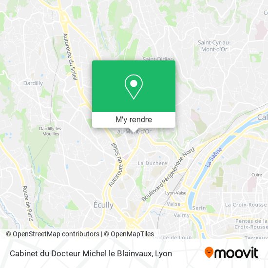 Cabinet du Docteur Michel le Blainvaux plan