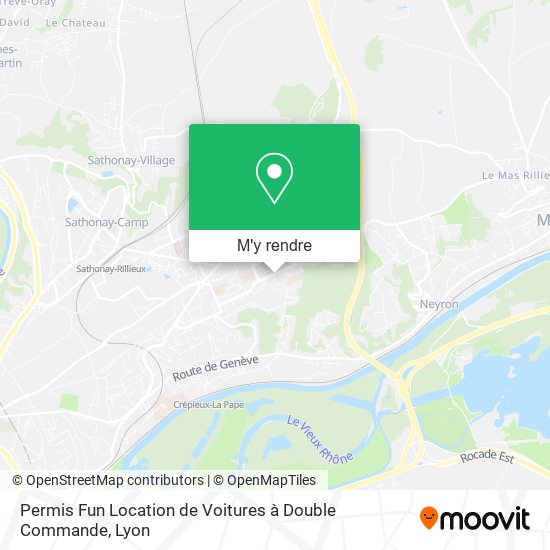 Permis Fun Location de Voitures à Double Commande plan