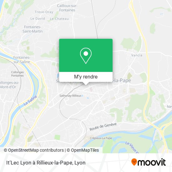 It'Lec Lyon à Rillieux-la-Pape plan