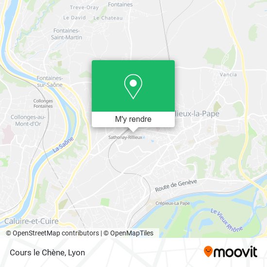 Cours le Chène plan