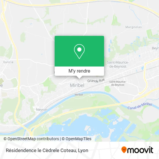 Résidendence le Cèdrele Coteau plan